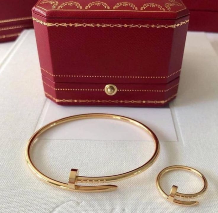 Bracelet Cartier Clou avec bague